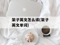 架子英文怎么读(架子英文单词)
