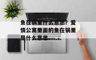 鱼在锅里什么意思？爱情公寓里面的鱼在锅里是什么意思