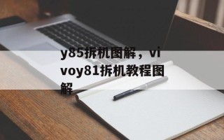 y85拆机图解，vivoy81拆机教程图解