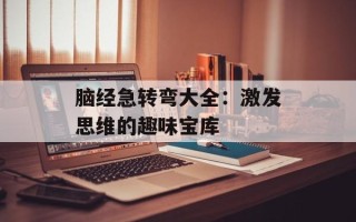 脑经急转弯大全：激发思维的趣味宝库