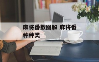 麻将番数图解 麻将番种种类