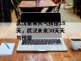 武汉未来天气预报15天，武汉未来30天天气预报