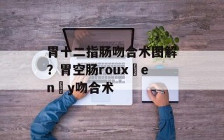 胃十二指肠吻合术图解？胃空肠roux–en–y吻合术