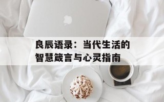 良辰语录：当代生活的智慧箴言与心灵指南