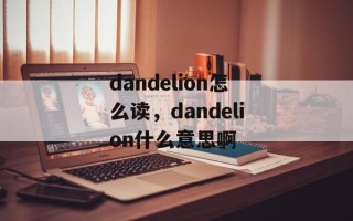 dandelion怎么读，dandelion什么意思啊
