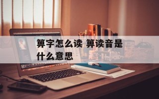 箅字怎么读 箅读音是什么意思