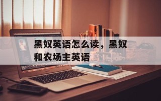 黑奴英语怎么读，黑奴和农场主英语