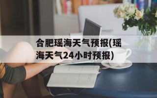合肥瑶海天气预报(瑶海天气24小时预报)