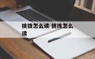 挑拨怎么读 挑拣怎么读