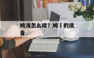 鸠浅怎么读？鸠鸮的读音