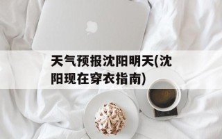 天气预报沈阳明天(沈阳现在穿衣指南)