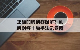 正确的胸刮痧图解？乳房刮痧丰胸手法示意图