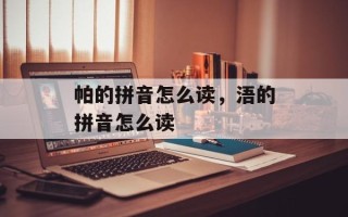 帕的拼音怎么读，浯的拼音怎么读