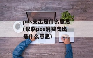 pos支出是什么意思(银联pos消费支出是什么意思)