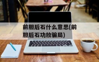 前胆后石什么意思(前胆后石功放骗局)