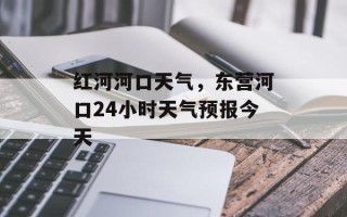 红河河口天气，东营河口24小时天气预报今天