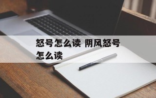 怒号怎么读 阴风怒号怎么读