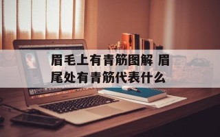 眉毛上有青筋图解 眉尾处有青筋代表什么