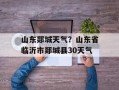 山东郯城天气？山东省临沂市郯城县30天气
