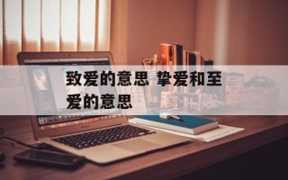 致爱的意思 挚爱和至爱的意思