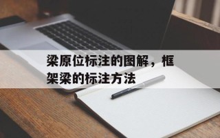 梁原位标注的图解，框架梁的标注方法