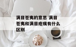 满目苍夷的意思 满目苍夷和满目疮痍有什么区别