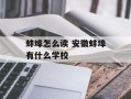 蚌埠怎么读 安徽蚌埠有什么学校