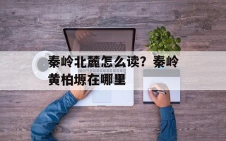 秦岭北麓怎么读？秦岭黄柏塬在哪里