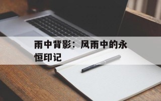 雨中背影：风雨中的永恒印记