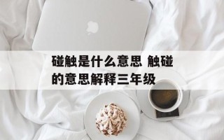 碰触是什么意思 触碰的意思解释三年级