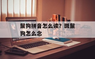 鬣狗拼音怎么读？斑鬣狗怎么念