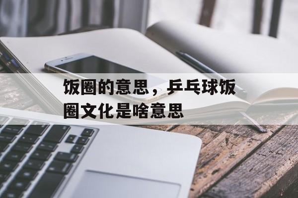 饭圈的意思，乒乓球饭圈文化是啥意思-第1张图片-