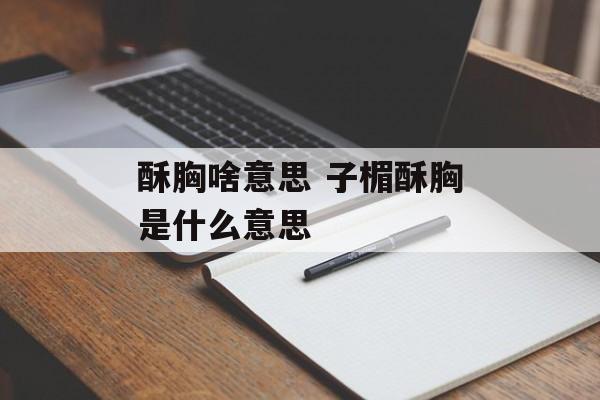 酥胸啥意思 子楣酥胸是什么意思-第1张图片-