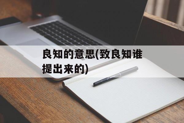 良知的意思(致良知谁提出来的)-第1张图片-