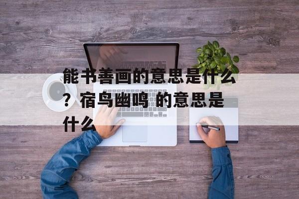 能书善画的意思是什么？宿鸟幽鸣 的意思是什么-第1张图片-