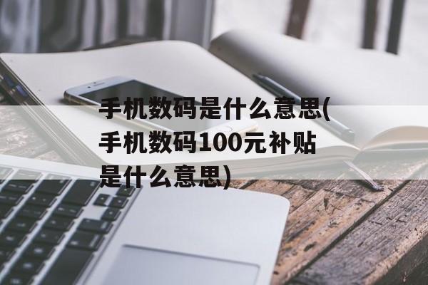 手机数码是什么意思(手机数码100元补贴是什么意思)-第1张图片-