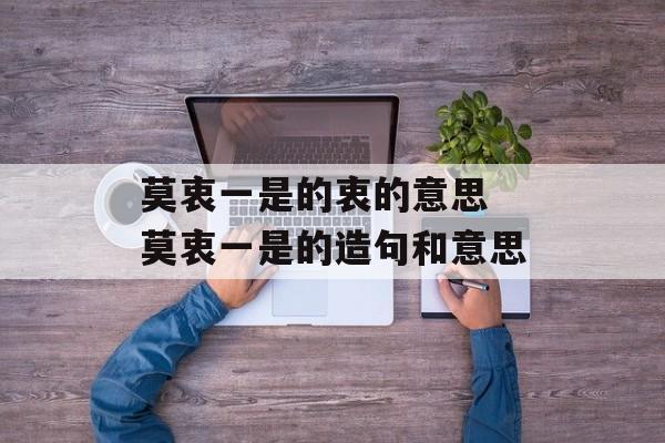 莫衷一是的衷的意思 莫衷一是的造句和意思-第1张图片-